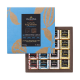 Coffret 32 carrés de 8 chocolats noir et lait Grands Crus 160 g