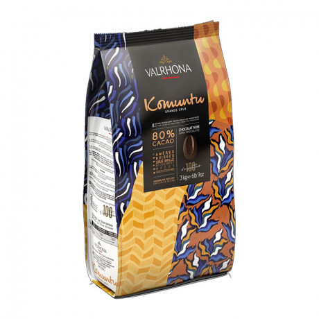 Komuntu 80% dark chocolate Blended Origins Grand Cru beans 3 kg