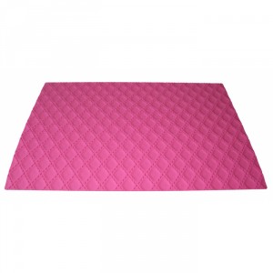 Matelasse decorative silicone mat