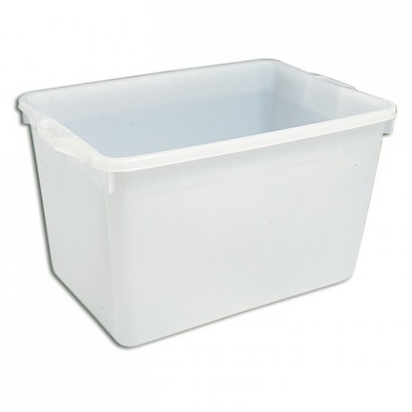 Deep rectangular food container 40 L 500 x 340 x 300 mm