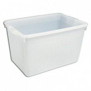 Deep rectangular food container 100 L 800 x 520 x 400 mm