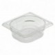 Gastronorm container Cristal + GN 1/6 176 x 162 x 65 mm