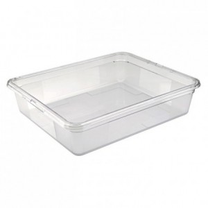 Gastronorm container Cristal + GN 2/1 650 x 530 x 200 mm