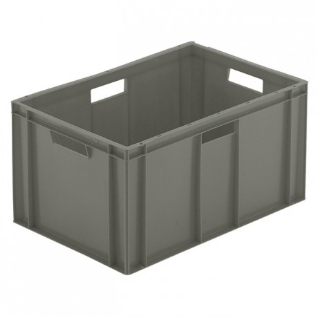 Bac gerbable plein gris Allibert 60 L 600 x 400 mm