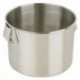 Bahut restaurant inox sans couvercle Ø 160 mm 2,5 L