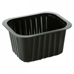 Container GN1/8 black 350 mL (300 pcs)