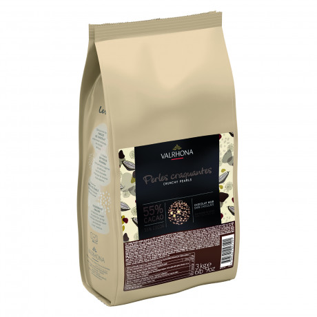 Dark Chocolate Crunchy Pearls 3 kg