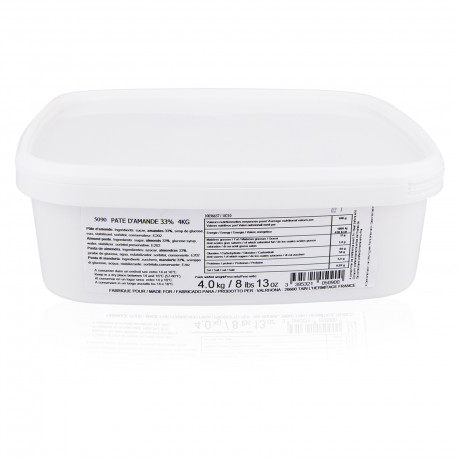 Pâte d'amande décor 33% 4 kg