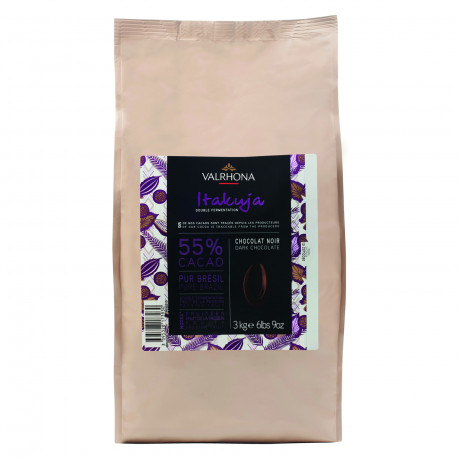 Itakuja 55% dark chocolate Double Fermentation Single Origin Brazil beans 3 kg