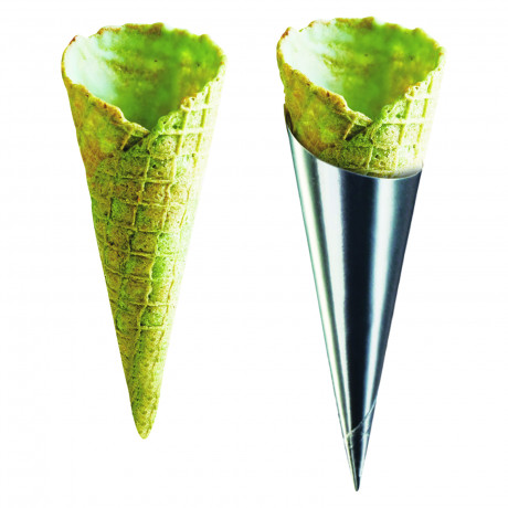 Salted cone basil La Rose Noire Ø30 x 70 mm (72 pcs)