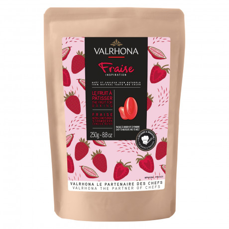 Stawberry Inspiration fruit couverture beans 250 g