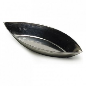 Boat-shaped plain mould tin 80x33 mm (pack of 12)