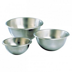 Hemispherical mixing bowl stainless steel Ø 350 mm