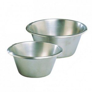 Bassine pâtissière à fond plat inox Ø 280 mm