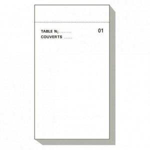 French catering memo pad Maitre d'hotel Tripli 50/3 (50 pcs)