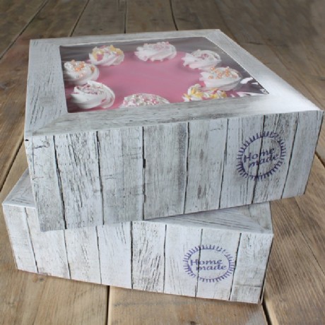 FunCakes Cake Box Pure 21x21x9cm pk/2