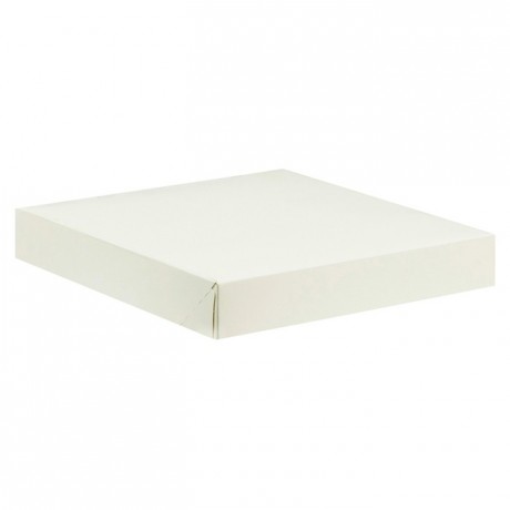 Boite à tarte blanche 180 x 180 mm (lot de 50)