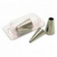 Boite de 6 douilles unies en inox U2, U4, U6, U8, U12 et U14