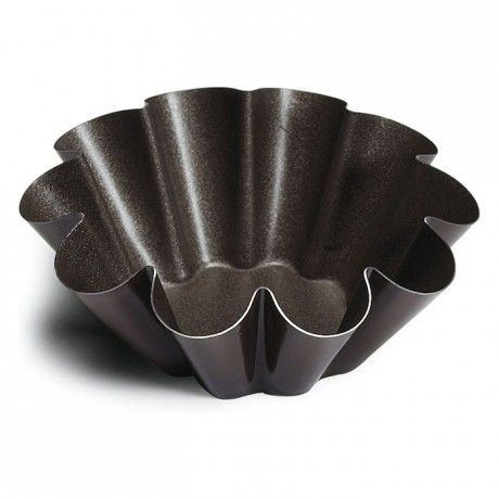 Brioche mould flat bottom non-stick Ø100 mm (pack of 12)