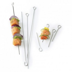 Skewer stainless steel L 120 mm (12 pcs)