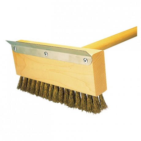 Brosse grattoir pour four avec manche 200 x 109 mm