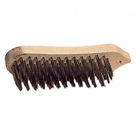 Brosse violon pour grill acier L 210 mm