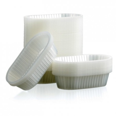 Caissette plastique ovale à baba n° 86B (lot de 250)