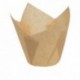 Caissette Tulipcup papier écru Ø 50 x 70 mm (lot de 200)