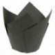 Tulipcup pastry case black Ø 50 x 80 mm (200 pcs)