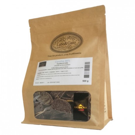 Caraïbe 66% dark chocolate Blended Origins Grand Cru beans 500 g