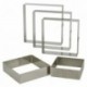 Entremets frame stainless steel 330 x 330 x 35 mm