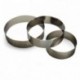 Mousse ring stainless steel H50 Ø80 mm (pack of 6)