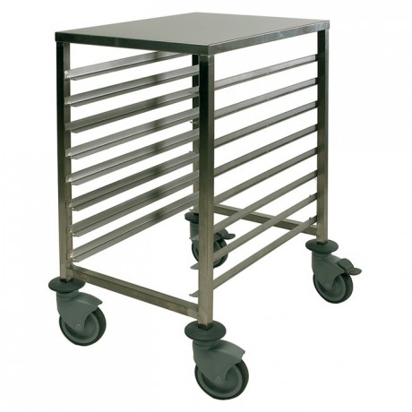 8-shelf low trolley 630 x 460 x 900 mm