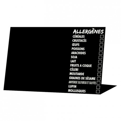 Allergen information easel (10 pcs)