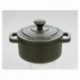 Cocotte ronde fonte noir Le Chasseur avec couvercle Ø 180 mm