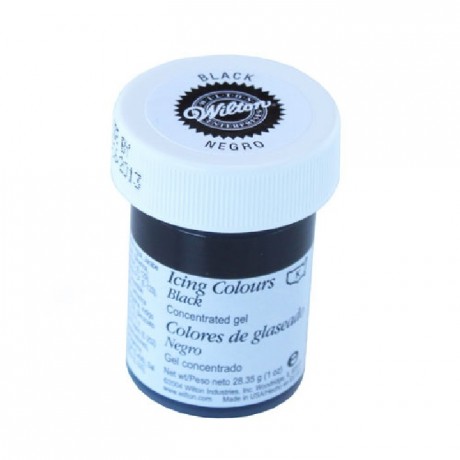 Colorant alimentaire en gel Wilton noir 28 g