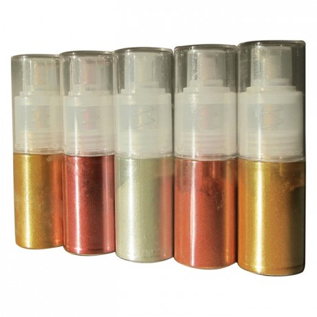 Powder colouring in atomiser, Light gold 10 g