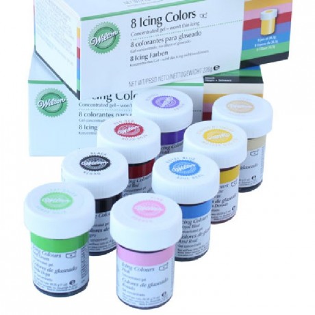 Colorants gel Wilton 8 x 28 g