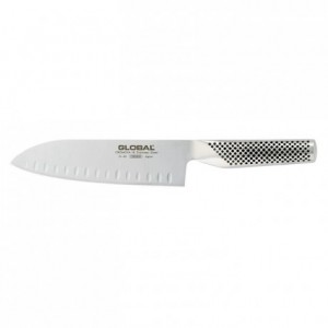 Fluted Santoku knife Global G48 G Serie L 180 mm