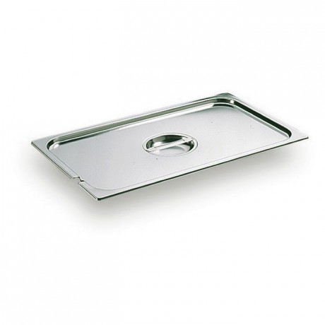 Lid with handle and notch for ladle stainless steel GN 1/6