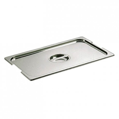 Notched lid for container with handles stainless steel GN 1/1Notched lid for container with handles stainless steel GN 2/1