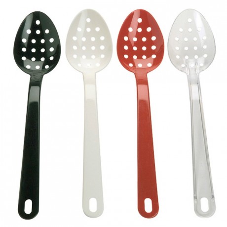 Perforated transparent copolyester Exoglass serving spoon