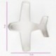 Cookie Cutter Airplane 7 cm