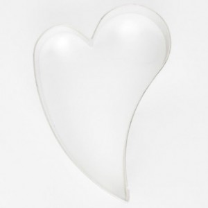 Cookie Cutter Decorative Heart 7 cm