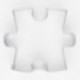 Cookie Cutter Piece of a Puzzle 4,5 cm