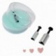 PME Mini Heart Shape Plunger Cutter pk/3