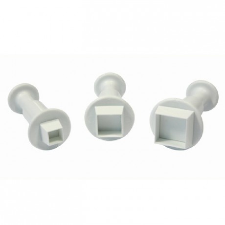 PME Miniature Square Plunger Cutter pk/3