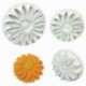 PME Sunflower Daisy Gerbera Plunger Cutter set/3