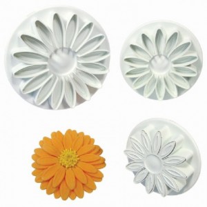 PME Sunflower Daisy Gerbera Plunger Cutter set/3