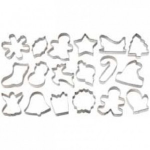 Wilton Metal Cutter Christmas set/18